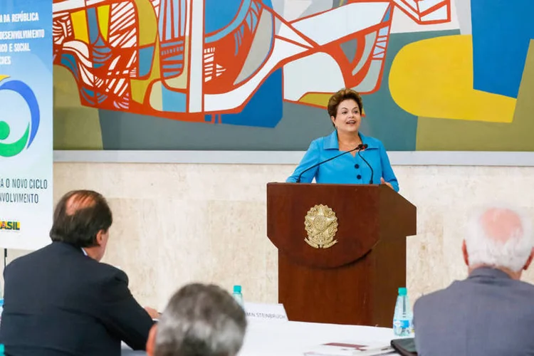 Dilma durante a 43ª Reunião Ordinária do Pleno do Conselho de Desenvolvimento Econômico e Social (Roberto Stuckert Filho/PR)