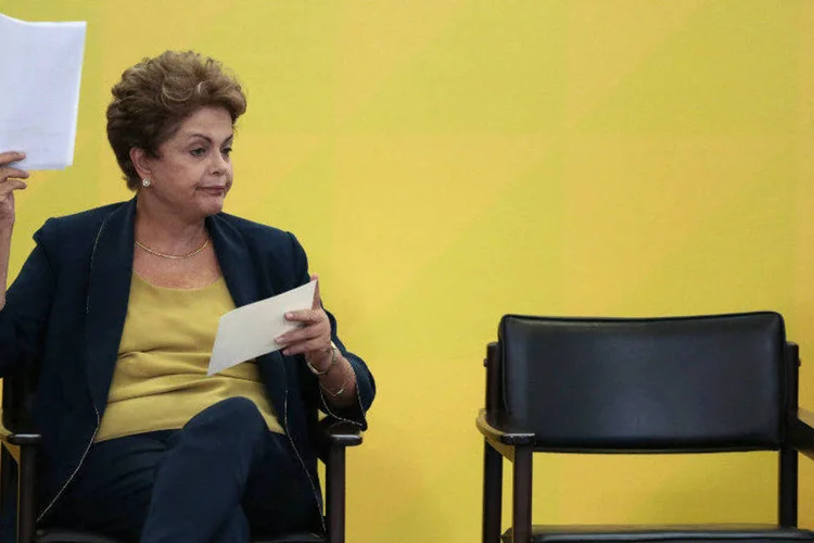 
	A presidente Dilma Rousseff: a mudan&ccedil;a foi corrigida posteriormente
 (Ueslei Marcelino/Reuters)
