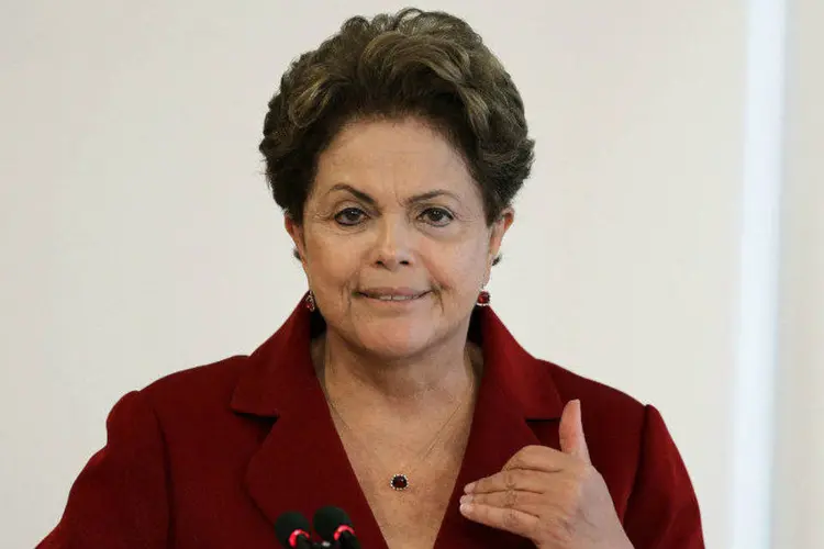 
	Dilma Rousseff: a presidente ficou cerca de uma hora no hospital
 (Ueslei Marcelino/Reuters)