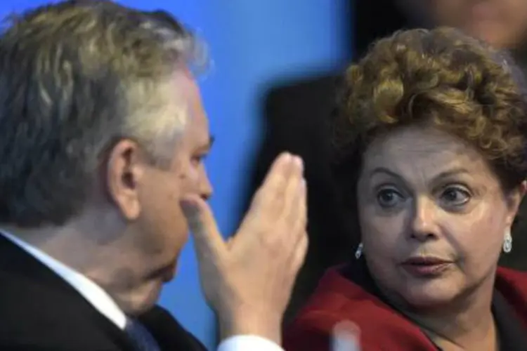 A presidente Dilma Rousseff: "acredito que isso é um marco nas relações aqui da nossa região, mas, sobretudo, do mundo", afirmou (Juan Mabromata/AFP)