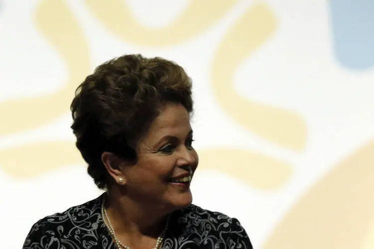 Presidente Dilma Rousseff em Brasília: Dilma viu sua popularidade aumentar (Ueslei Marcelino/Reuters)