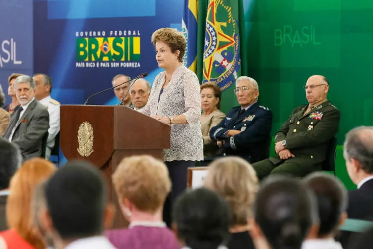Dilma: presidente disse que não iria falar com a imprensa hoje (Roberto Stuckert Filho/Presidência da República)