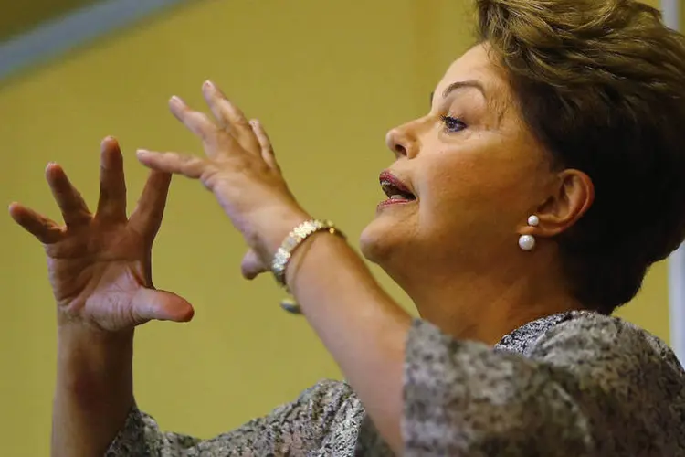 
	Dilma Rousseff: presidente passou o dia em reuni&otilde;es para definir alguns nomes do seu minist&eacute;rio de 39 pastas
 (Ricardo Moraes/Reuters)