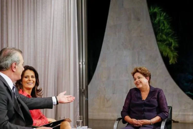 Presidente Dilma Rousseff durante a entrevista coletiva em Brasília
 (Ichiro Guerra/Dilma 13/Divulgação)