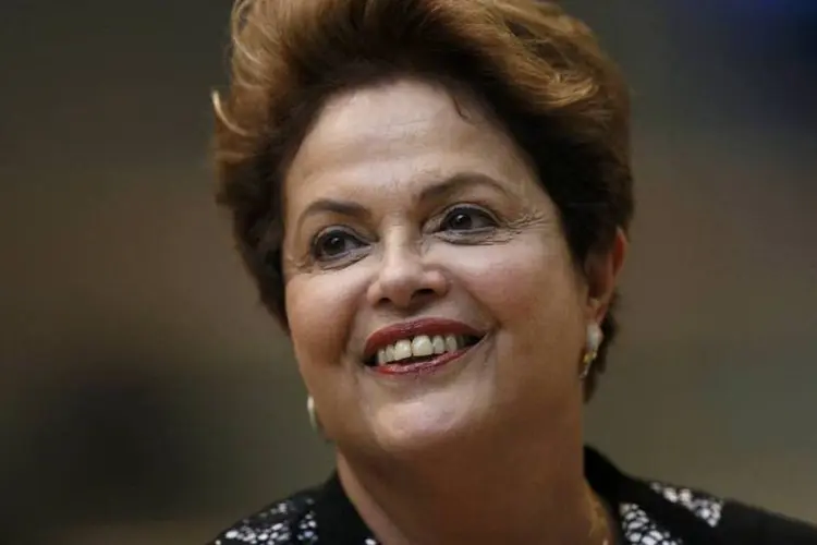 
	Dilma: &quot;durante um tempo grande no Brasil falaram que a Copa seria um caos&quot;, disse ela
 (Ueslei Marcelino/Reuters)