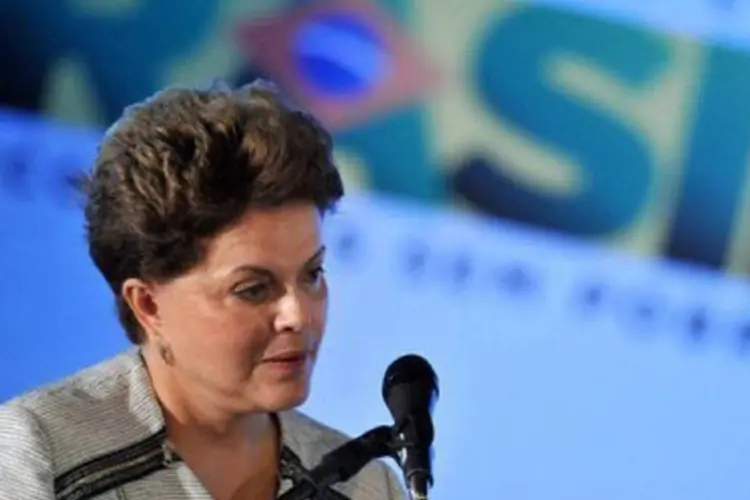 A presidente Dilma Rousseff: faxina incompleta nos setores do governo envolvidos em corrupção, irregularidades diversas e mau uso do dinheiro público (Pedro Ladeira/AFP)