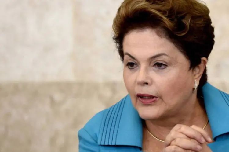 Dilma Rousseff: "no jogo, que começa agora, os pessimistas já entram perdendo" (AFP/Getty Images)