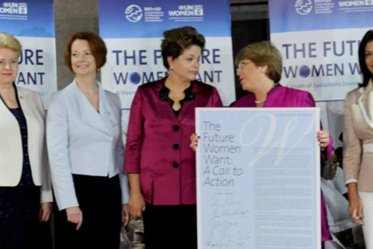 Dilma Rousseff inaugura o fórum "O Que as Mulheres Querem", na Rio 20: a presidente defendeu maior participação feminina na política (Fabio Rodrigues Pozzebom/ABr)
