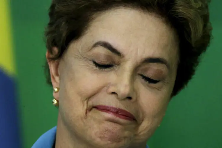 
	Dilma Rousseff: em seu discurso de cinco minutos, Dilma planeja denunciar que &eacute; v&iacute;tima de um golpe por parte da C&acirc;mara dos Deputados
 (Ueslei Marcelino / Reuters)
