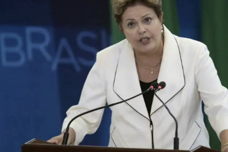 Presidente Dilma Rousseff em Brasília: “o Brasil vai alcançar, com esse recorde, a liderança mundial na produção de soja", disse (Ueslei Marcelino/Reuters)
