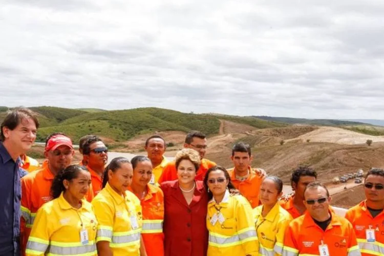 Dilma: além de Cabrobó, ela visitou outras regiões do Projeto de Integração do Rio São Francisco (Roberto Stuckert Filho/Presidência da República)