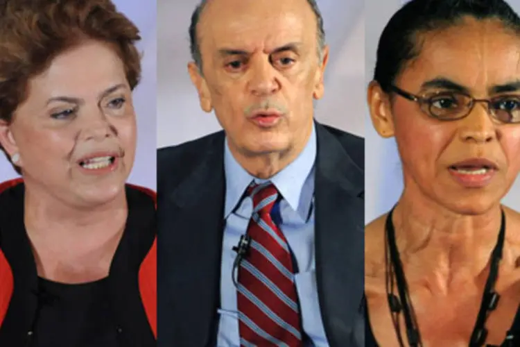 Dilma, Serra e Marina passarão por uma rodada de perguntas e respostas, mas não deve haver debate entre os pré-candidatos (.)