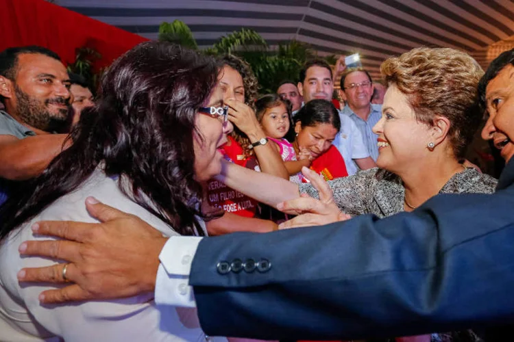 Dilma: ela afirmou que tem relação com o Nordeste, mas também uma dívida (Ichiro Guerra/Dilma 13)