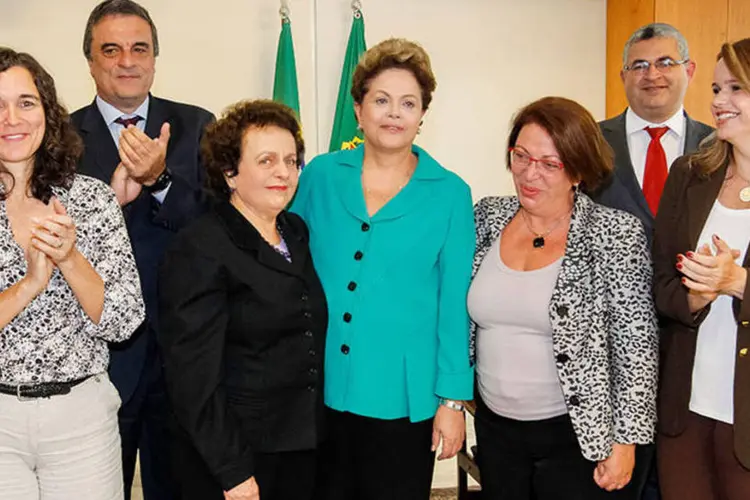 Dilma Rousseff durante solenidade de posse dos membros do Comitê Nacional de Prevenção a Tortura no Palácio do Planalto (Roberto Stuckert Filho/PR)
