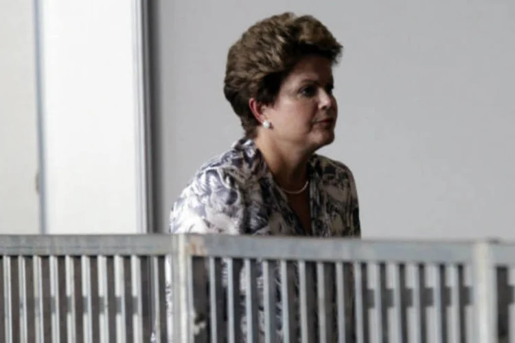 
	Al&eacute;m da presidente Dilma Rousseff, v&aacute;rios ministros compareceram &agrave; cerim&ocirc;nia, como Alexandre Padilha e Aloizio Mercadante
 (REUTERS/Ueslei Marcelino)
