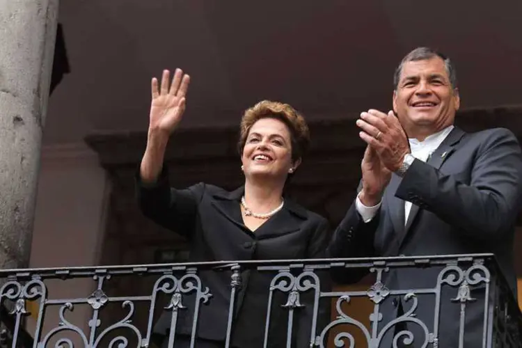 
	Dilma Rousseff e Rafael Correa: &quot;Manifestamos nossa grande preocupa&ccedil;&atilde;o com a situa&ccedil;&atilde;o interna desse pa&iacute;s irm&atilde;o&quot;
 (REUTERS/Kevin Granja)
