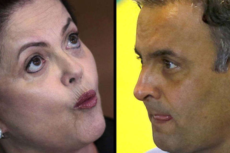 Aécio tem 54,6% dos votos válidos e Dilma, 45,4%, diz Sensus