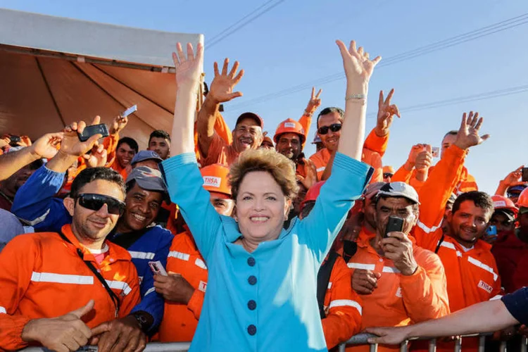 Dilma Rousseff faz visita ao lote 5 da Ferrovia Norte-Sul (Ichiro Guerra/ Dilma 13)