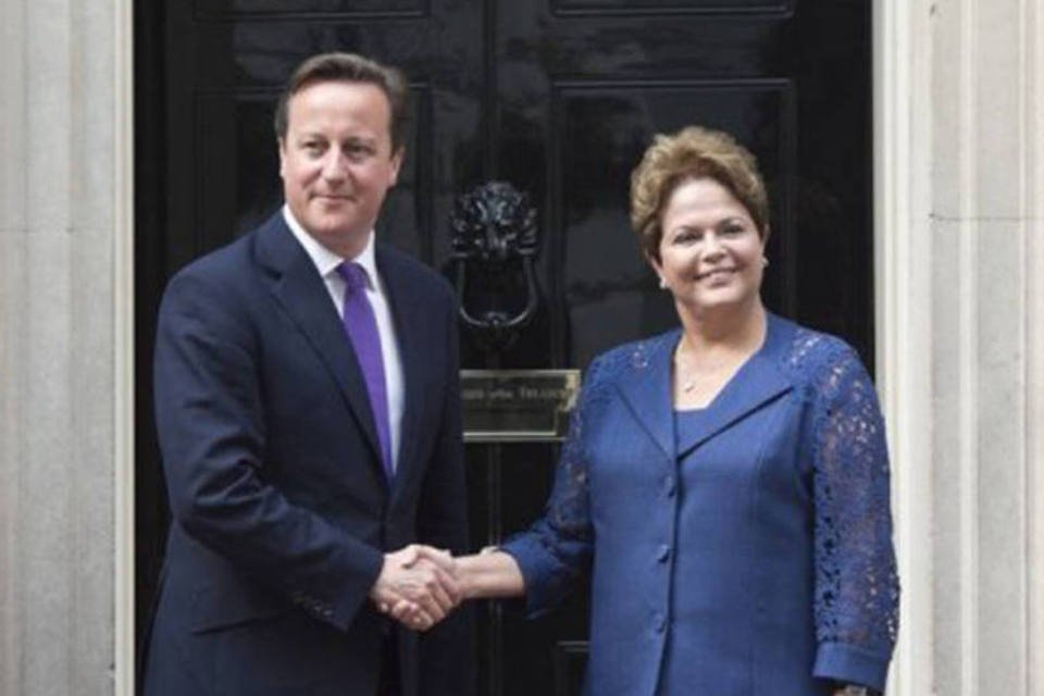 Dilma encontra Cameron a dois dias da abertura dos Jogos