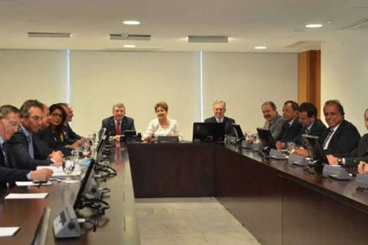 Presidente Dilma recebe presidente do Comitê Olímpico Internacional (COI) em Brasília (Elza Fiúza/ABr)