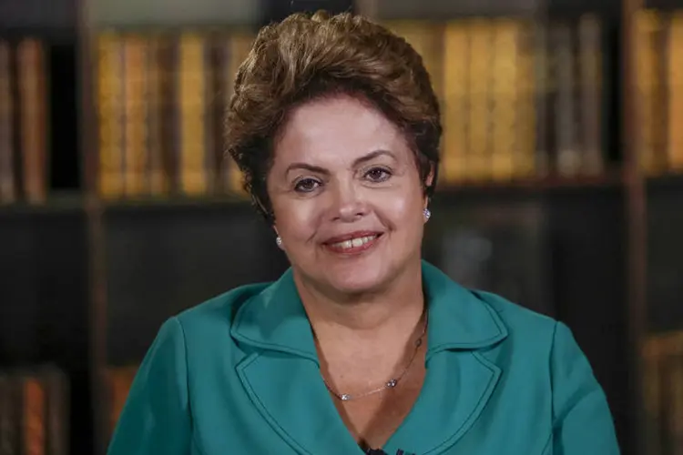 A presidente Dilma Rousseff (PT) em entrevista ao Jornal Nacional na noite desta segunda-feira (Roberto Stuckert Filho/PR)