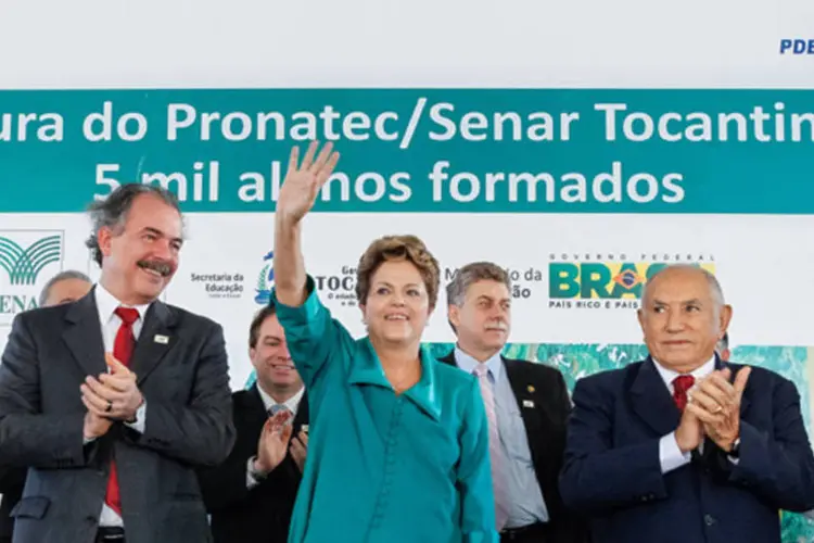 Dilma em formatura do Pronatec: a presidente argumentou que os recursos dos royalties serão importantes para investimentos em creches (Roberto Stuckert Filho/Presidência da República)