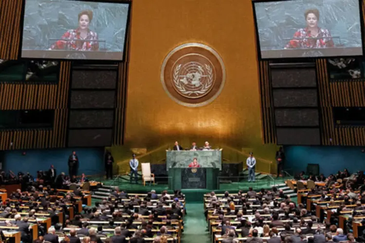 
	Dilma Rousseff: a&nbsp;presidente&nbsp;Dilma Rousseff reiterou seu apelo para que a comunidade internacional retome o debate sobre a reforma do Conselho de Seguran&ccedil;a.
 (Roberto Stuckert Filho/Presidência da República)