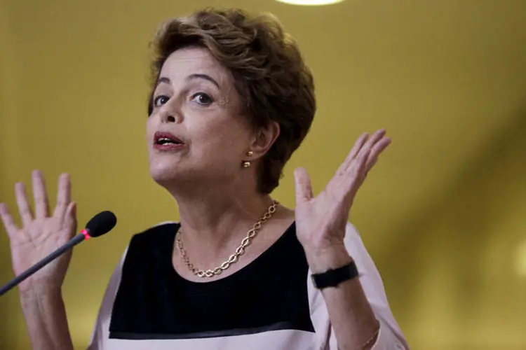 
	Presidente Dilma Rousseff: &ldquo;Estou estarrecida com o relat&oacute;rio do Fundo Monet&aacute;rio Internacional, a gente sabe que o fundo fala muita coisa&rdquo;
 (REUTERS/Ueslei Marcelino)