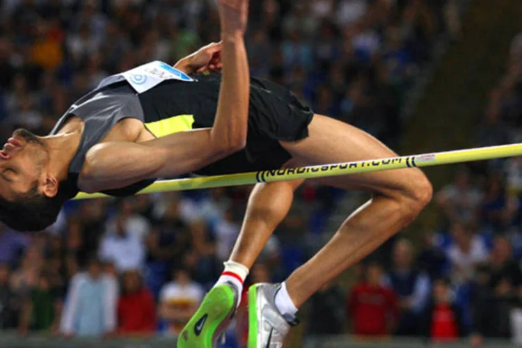 Dimitrios Chondrokoukis em competição em Roma: atleta foi flagrado em exame anti-doping e está fora dos Olimpíadas de Londres (Paolo Bruno/Getty Images)