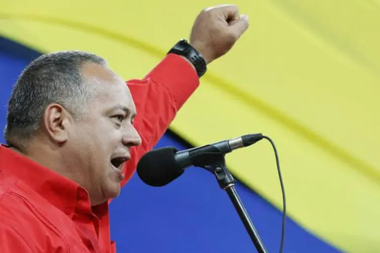 Diosdado Cabello: "Falar com a oposição é falar com o nada" (REUTERS/Palácio Miraflores/Divulgação)