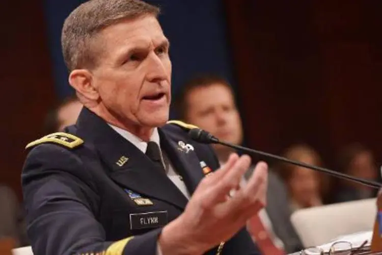 Michael Flynn: o general já demonstrou ser uma poderosa influência em Trump (Mandel Ngan/AFP)