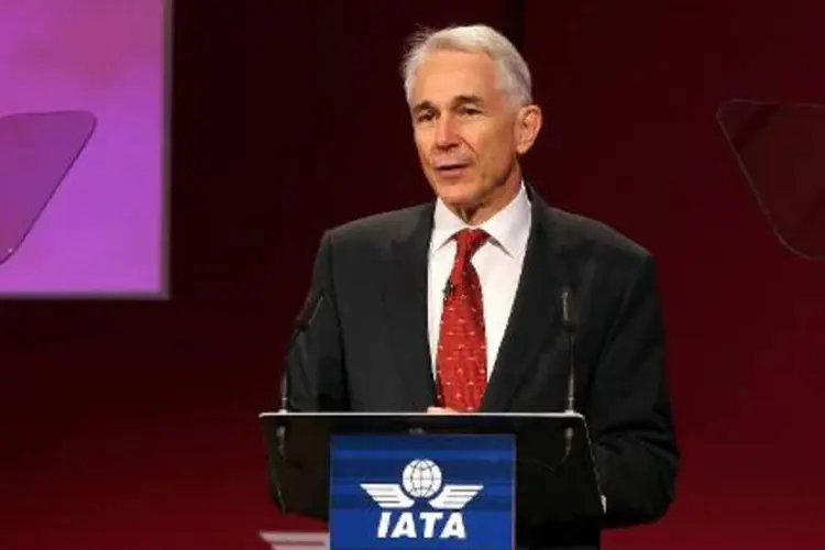 O diretor-geral da IATA, Tony Tyler: "a segurança é uma prioridade absoluta" (Faisal al-Tamimi/AFP)