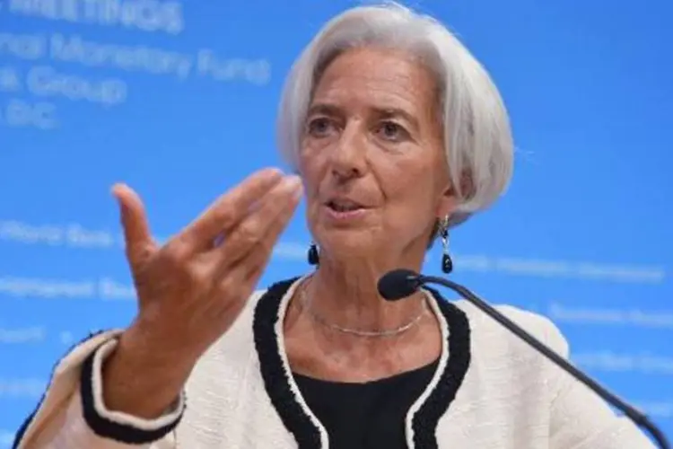 A diretora-gerente do Fundo Monetário Internacional (FMI), Christine Lagarde (Mandel Ngan/AFP)