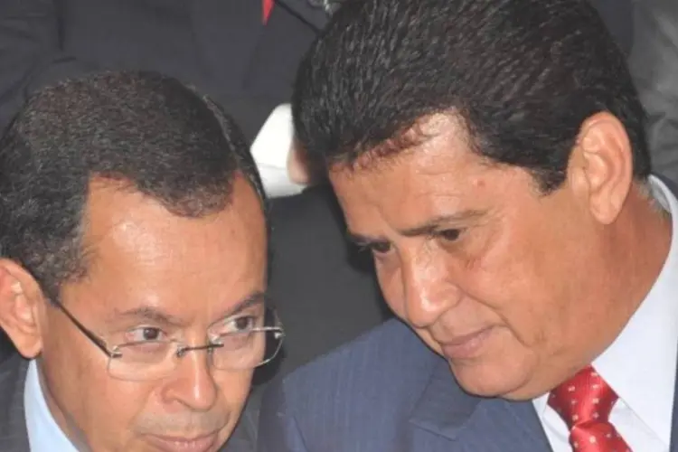 Alfredo Nascimento, presidente do PR (direita), pode substituir Paulo Sérgio Passo como ministro (AGÊNCIA BRASIL)