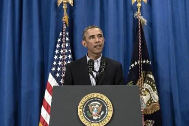 
	Obama: presidente tamb&eacute;m reiterou seu apelo por um governo &quot;inclusivo&quot;
 (Nicholas Kamm/AFP)