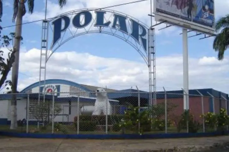 Distribuidora de bebidas da empresa Polar, maior empresa de alimentos da Venezuela.  (.)