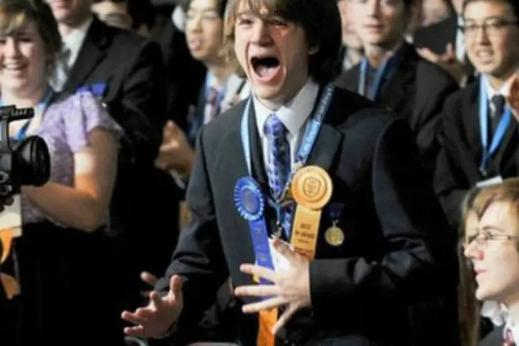 Jack Andraka, aluno do ensino médio, recebeu o primeiro prêmio da maior feira de ciências do mundo, organizada pela Intel (Divulgação)
