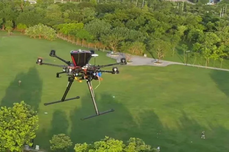 DJI cria paraquedas para drones (Divulgação/Divulgação)