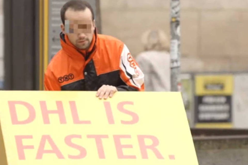 Sem querer, rivais fazem publicidade para DHL em pegadinha