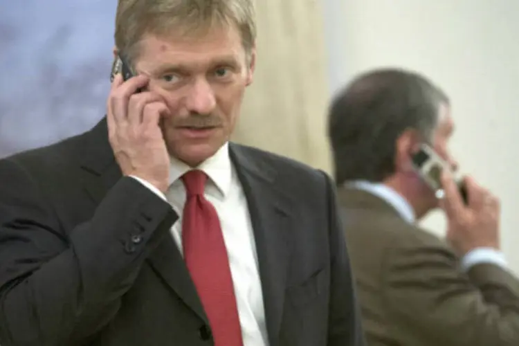 O porta-voz do Kremlin, Dmitri Peskov: "parte russa segue disposta a fazer contatos (com o G7) em todos os níveis" (Getty Images)