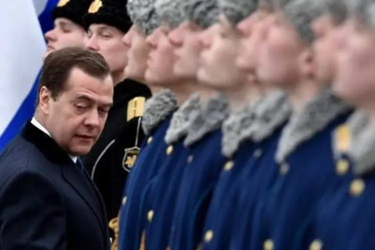 
	O premier russo, Dmitry Medvedev: &quot;&Eacute; um problema que requer uma a&ccedil;&atilde;o conjunta, coordenada e verdadeiramente organizada&quot;
 (Kirill Kudryavtsev/AFP)