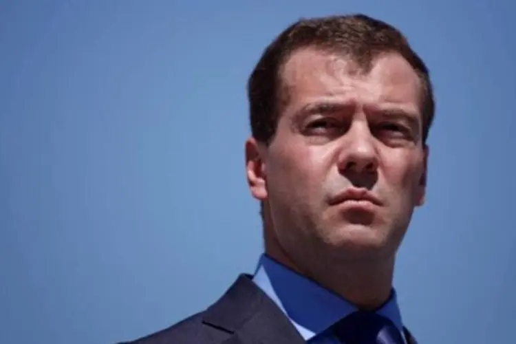 Dmitri Medvedev, presidente da Rússia, ´puxou a orelha` dos deputados russos que faltaram às sessões no parlamento.