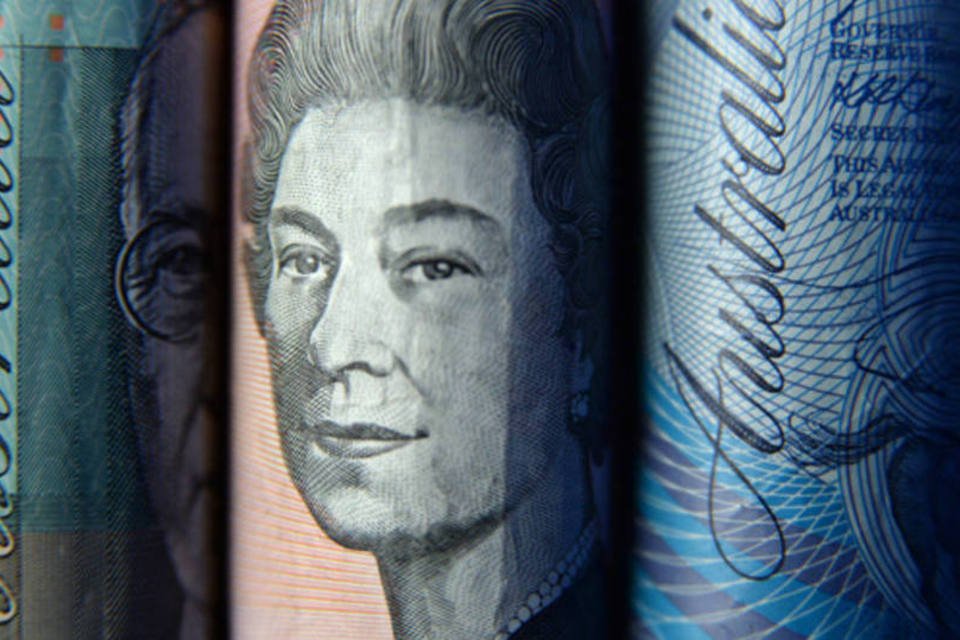 Dólar australiano: "a política monetária está configurada apropriadamente para promover o crescimento sustentável da demanda e a inflação resultar consistente com a meta", disse o presidente do BC (Carla Gottgens/Bloomberg)