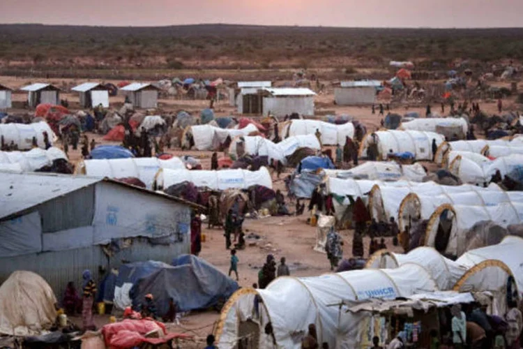 Campo de refugiados na Etiópia: cerca de 150 pessoas estavam no local quando o deslizamento de terra ocorreu (Giro 555/Flickr)