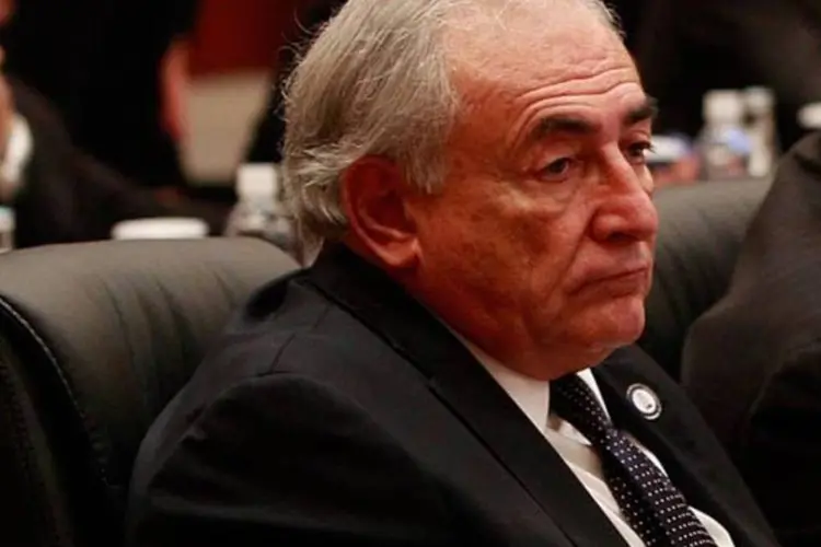 Detenção do diretor-gerente do Fundo Monetário Internacional (FMI), Dominique Strauss-Kahn, pode atrasar ajuda à Grecia (Chung Sung-Jun/Getty Images)