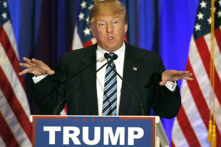 
	Pr&eacute;-candidato republicano &agrave; presid&ecirc;ncia, Donald Trump
 (Rhona Wise / AFP)