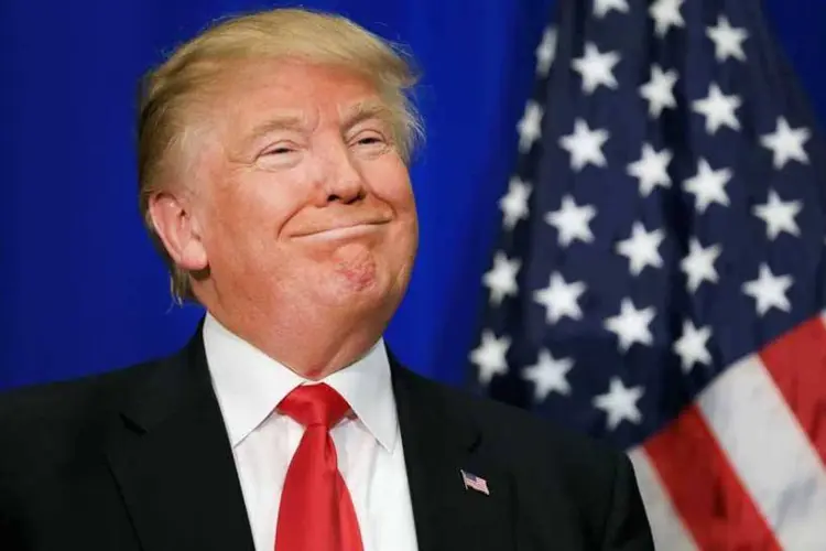 
	O pr&eacute;-candidato republicano Donald Trump: presidente pediu unidade aos conservadores
 (Tom Pennington/Getty Images)