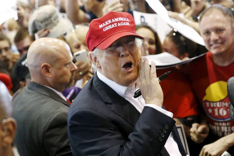 Trump: ele disse ter "grande respeito" que as autoridades iam corrigir seus erros, se referindo ao fim das investigações (Jonathan Ernst / Reuters)