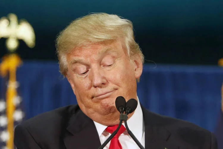 
	Estados Unidos: Trump lidera a corrida republicana, com pelo menos 375 delegados, enquanto Cruz tem, pelo menos, 291. Rubio tem 123 delegados e Kasich, 33
 (Scott Morgan / Reuters)