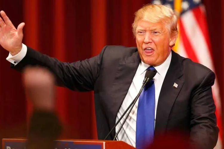 
	Donald Trump: republicanos se queixam que as pol&iacute;ticas de Trump ir&atilde;o provocar uma rejei&ccedil;&atilde;o do eleitorado em novembro
 (REUTERS/Aaron P. Bernstein)